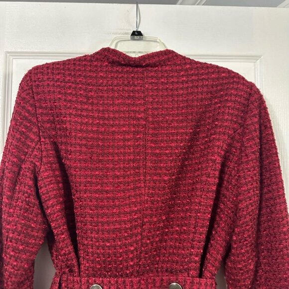 White House Black Market Belted Tweed Jacket - Picture 10 of 16